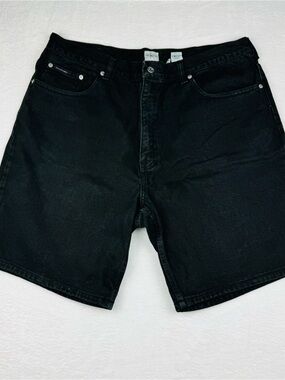 Calvin Klein black denim shorts. Men’s size 38.